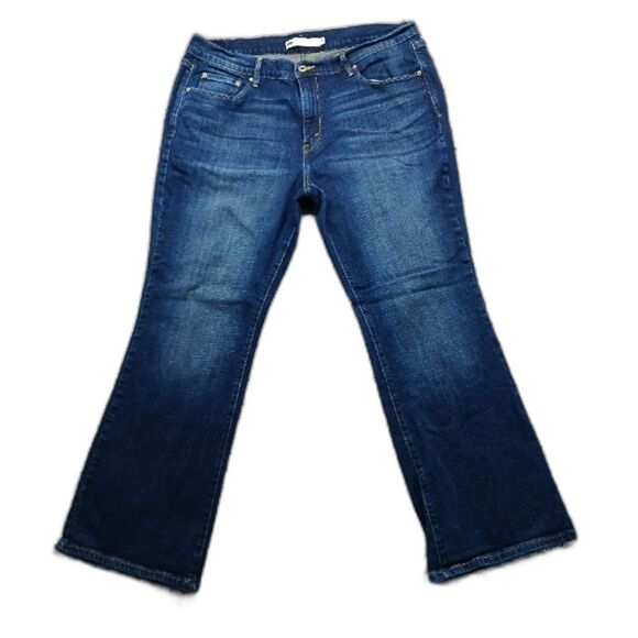 Levi 515 Boot Cut Red Tab Strech Denim Jeans/ Pant Woman's size 16 - Picture 1 of 15